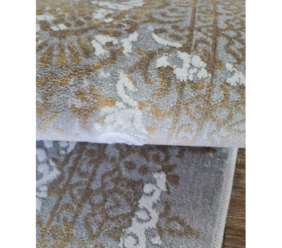 Синтетический ковер Deep ocean 146JA YELLOW / D.BEIGE Купить в интернет магазине ДомоМода фото 3 Синтетический ковер Deep ocean 146JA YELLOW / D.BEIGE - высокое качество по лучшей цене в Украине изображение 3.